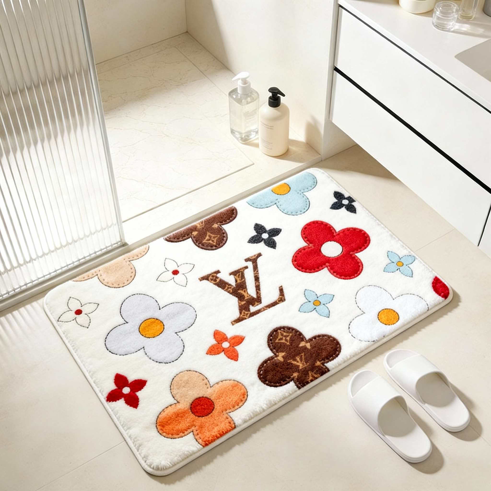 【ルイヴィトン】 トイレマット·浴室マット 吸水速乾 26017-41