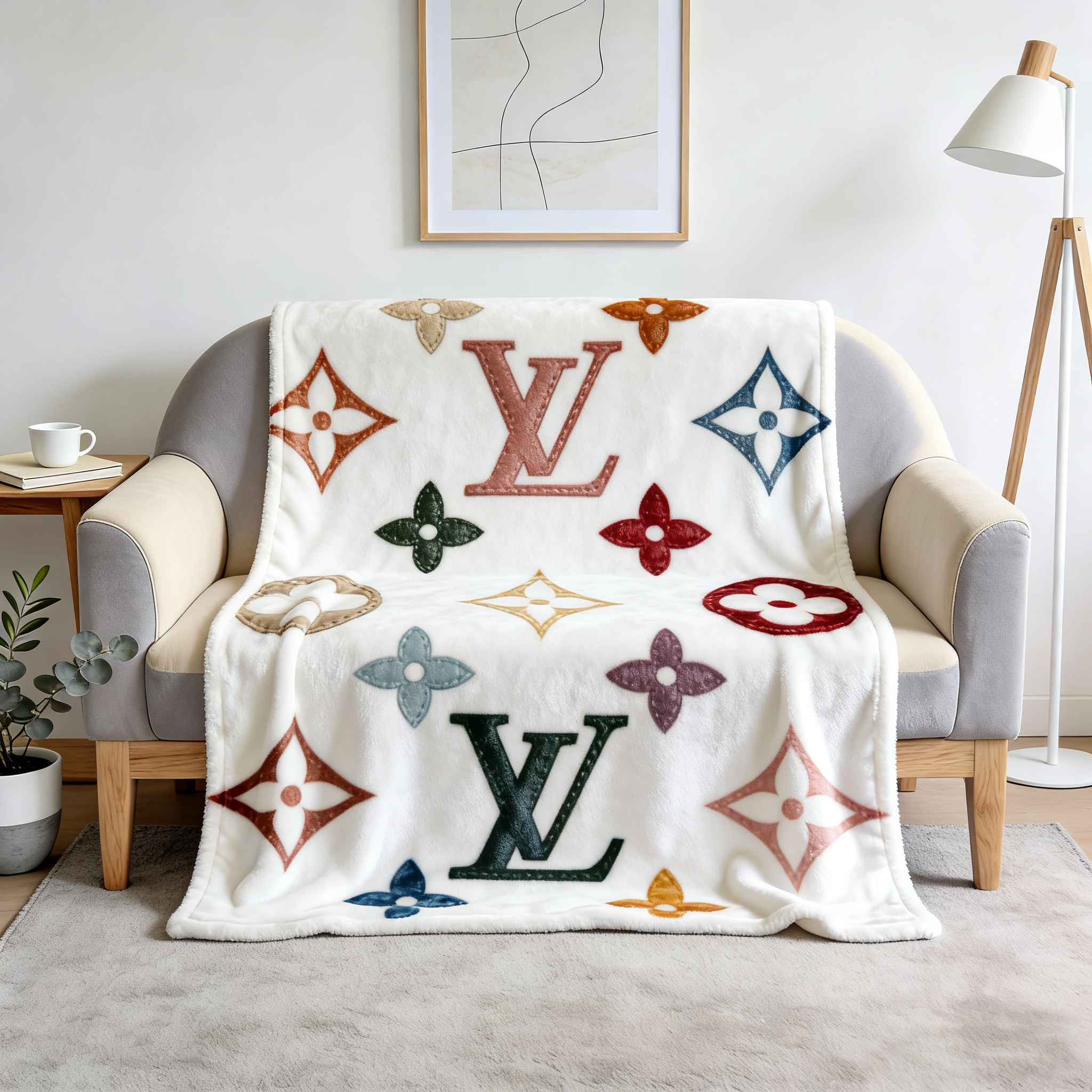 【ルイヴィトン】 ブランケット毛布 26018-1