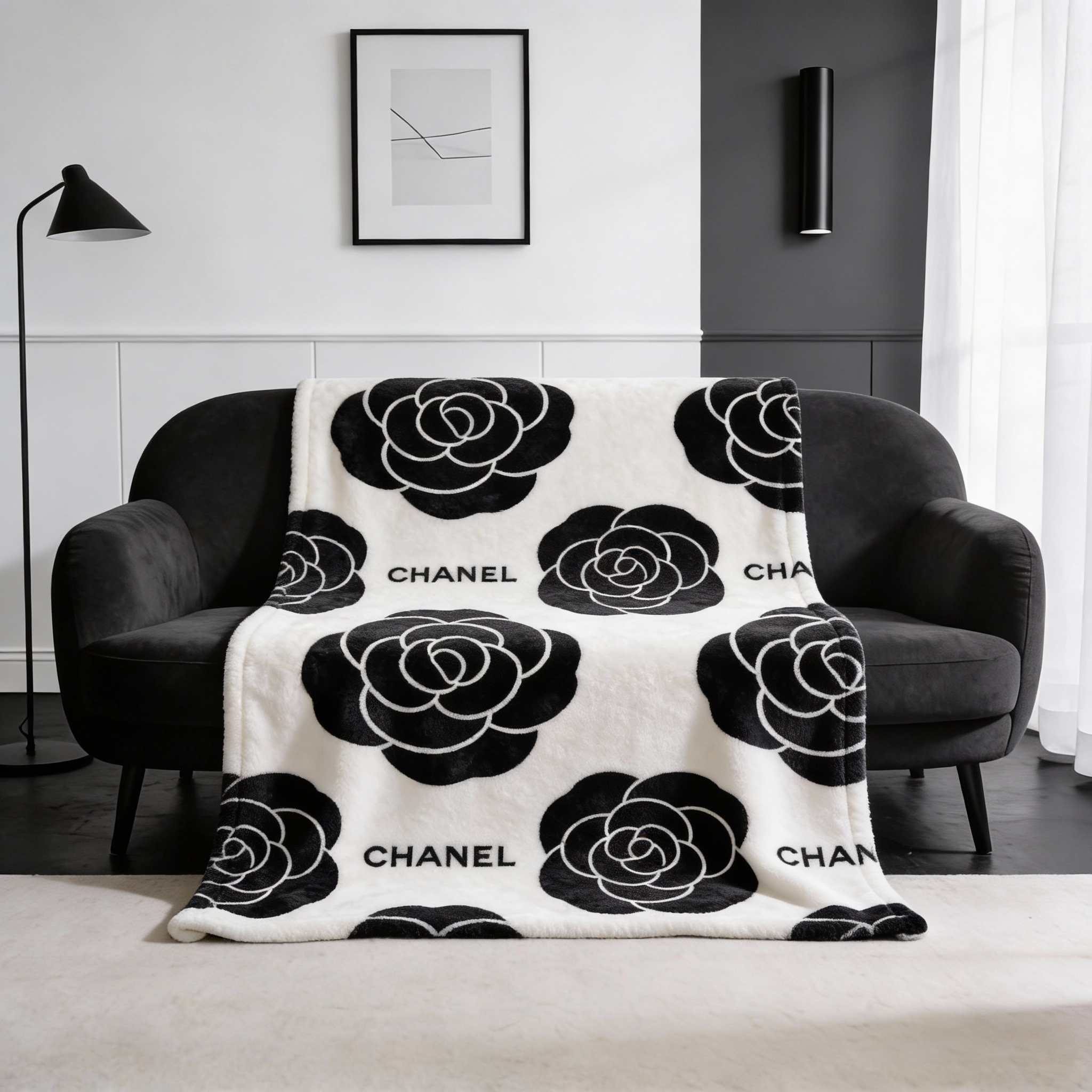 【シャネル】 ブランケット毛布 26018-2