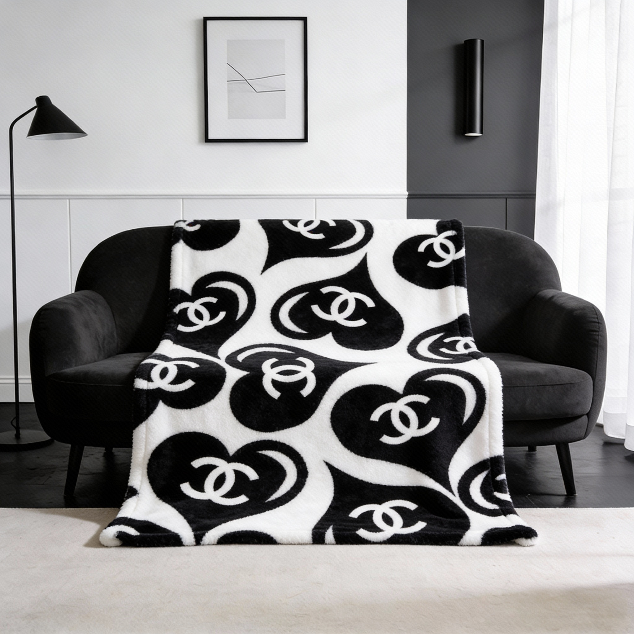 【シャネル】 ブランケット毛布 26018-16