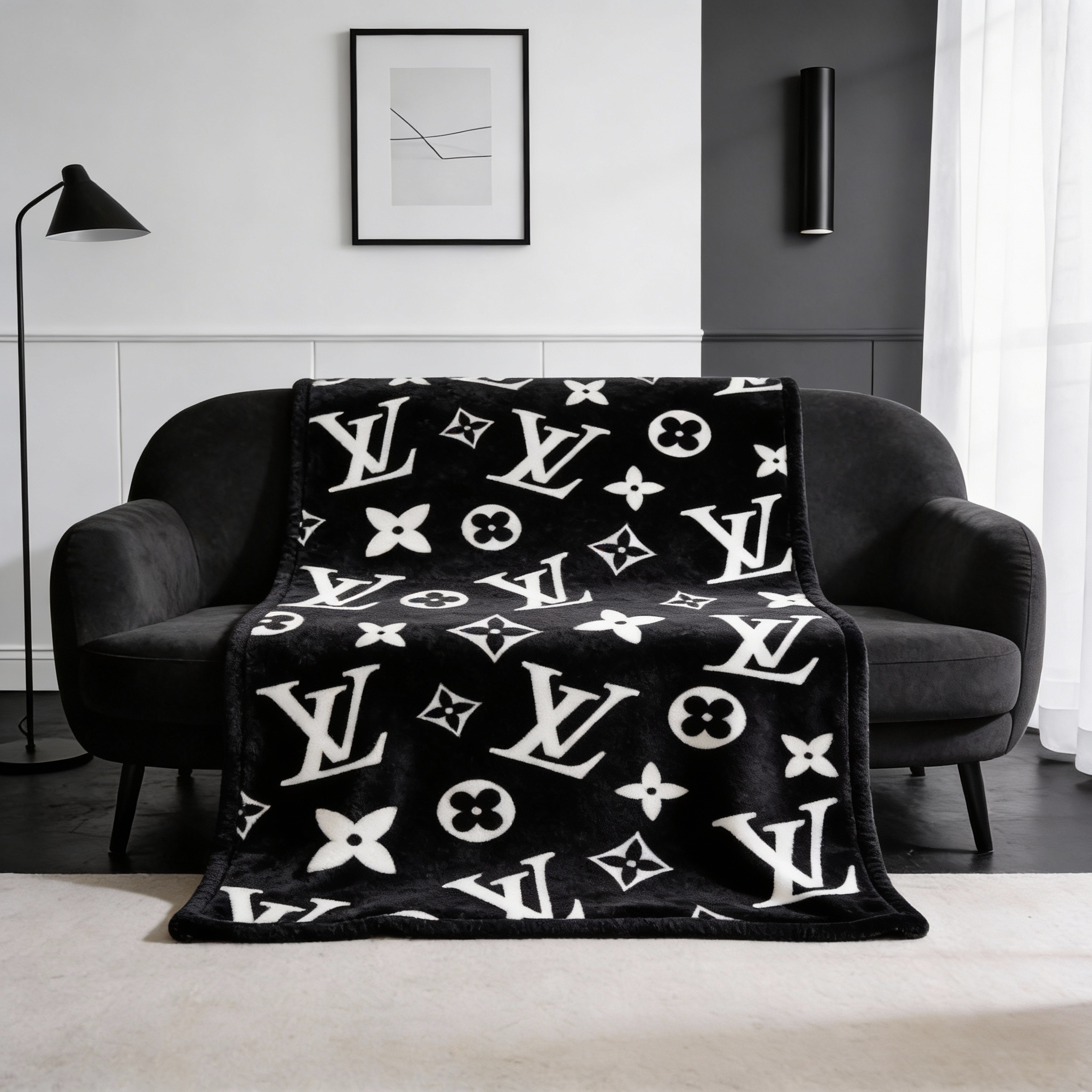 【ルイヴィトン】 ブランケット毛布 26018-4