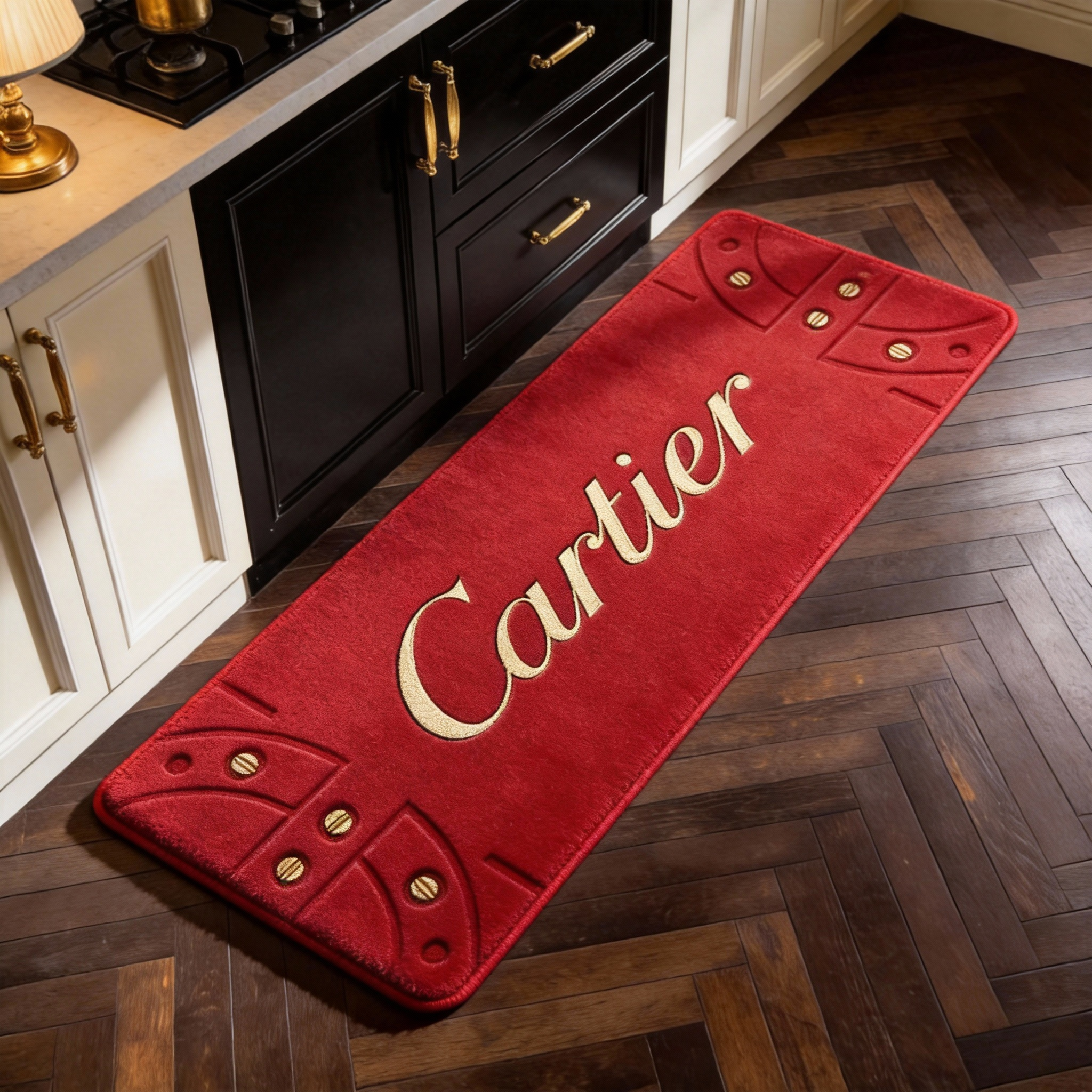 【カルティエ】 キッチンマット 26114-19