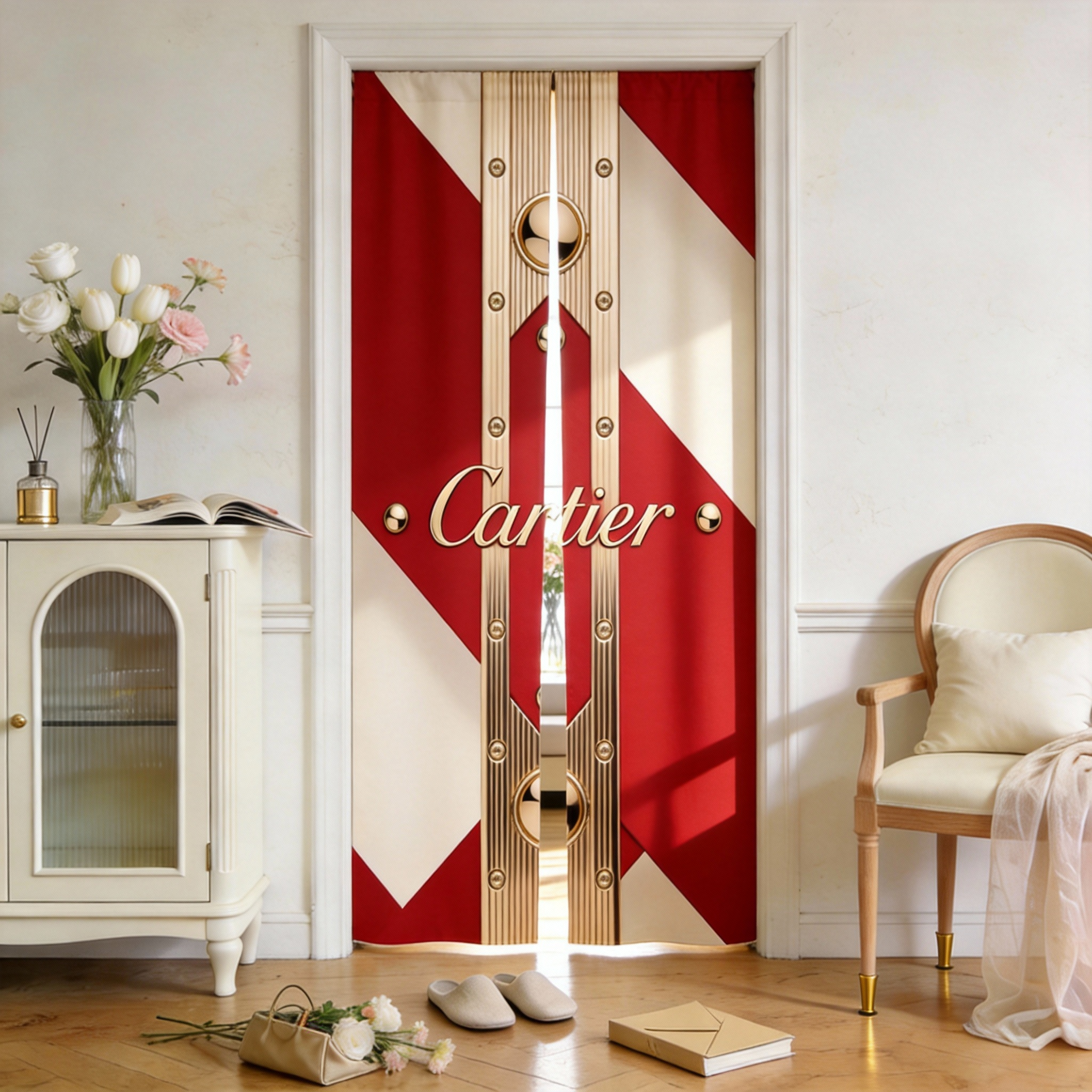 【カルティエ】のれん間仕切り 冷気 遮断 保温見 26114-24