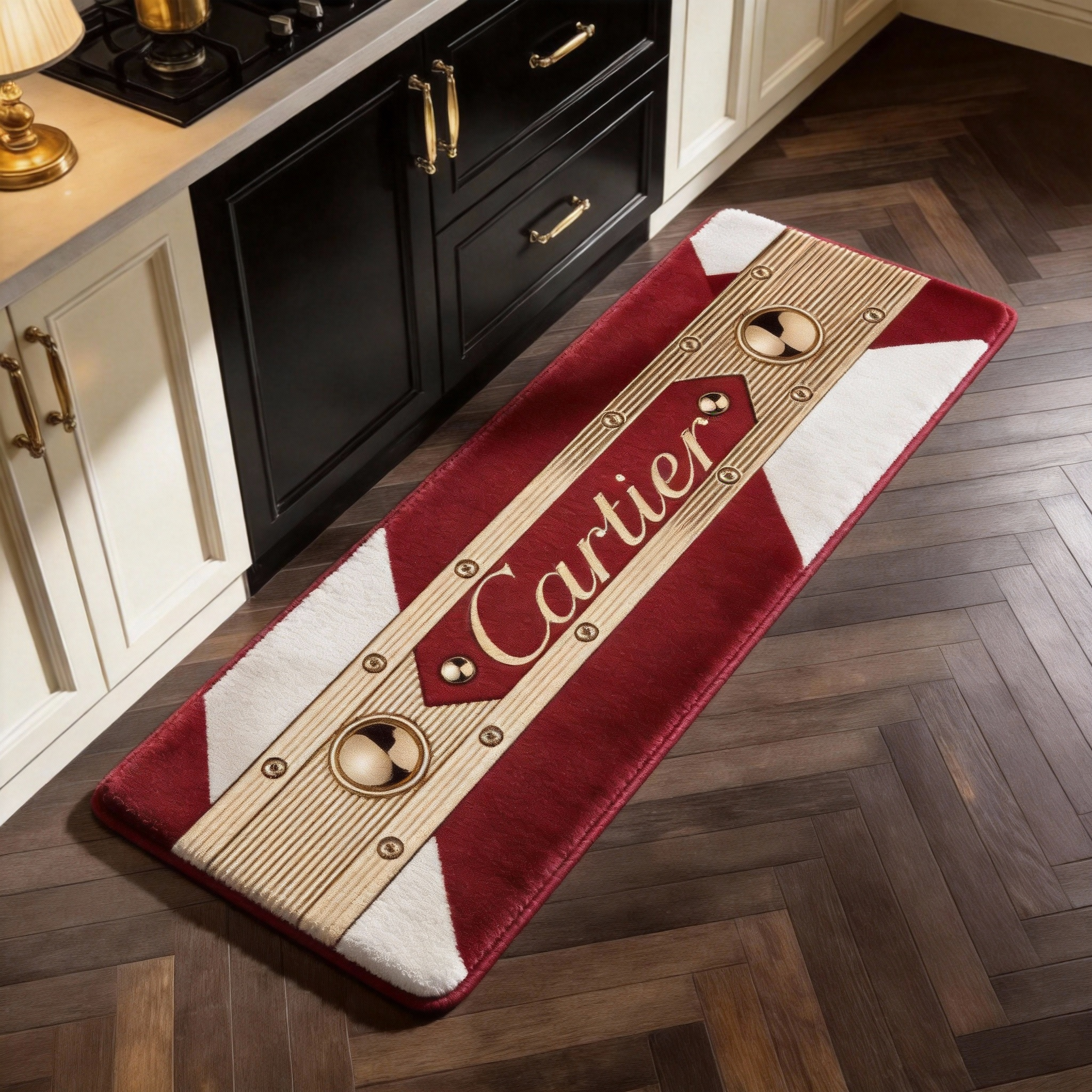 【カルティエ】 キッチンマット 26114-16