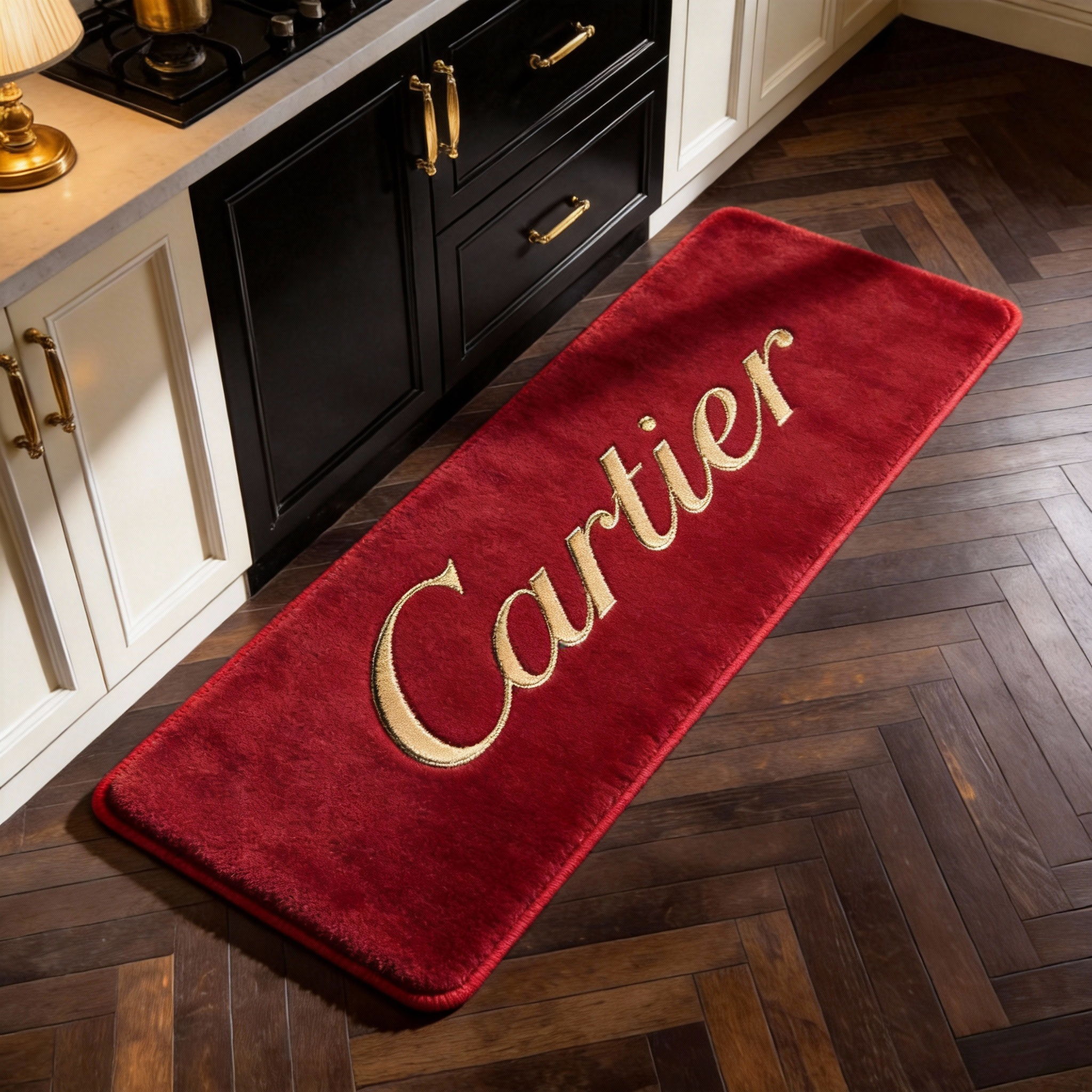 【カルティエ】 キッチンマット 26114-18