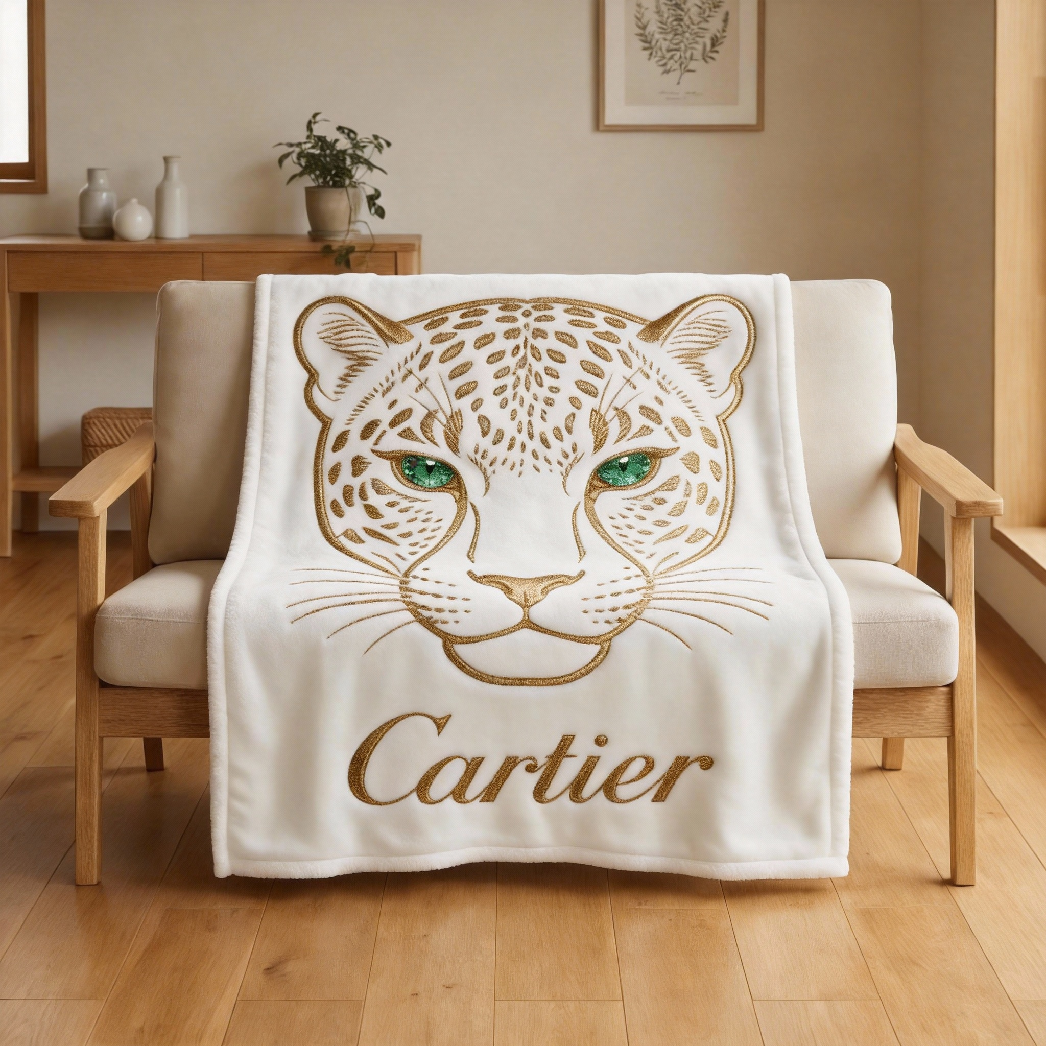 【カルティエ】 ブランケット毛布 26018-28