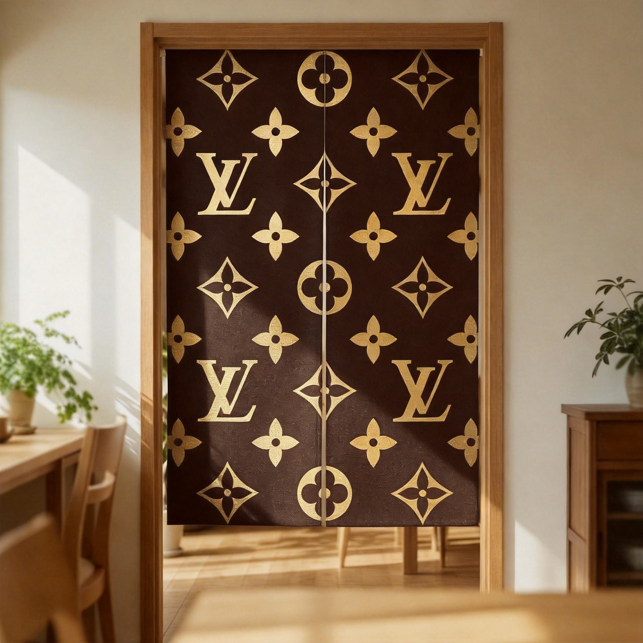 【ルイヴィトン】のれん間仕切り 冷気 遮断 保温見 260310-45