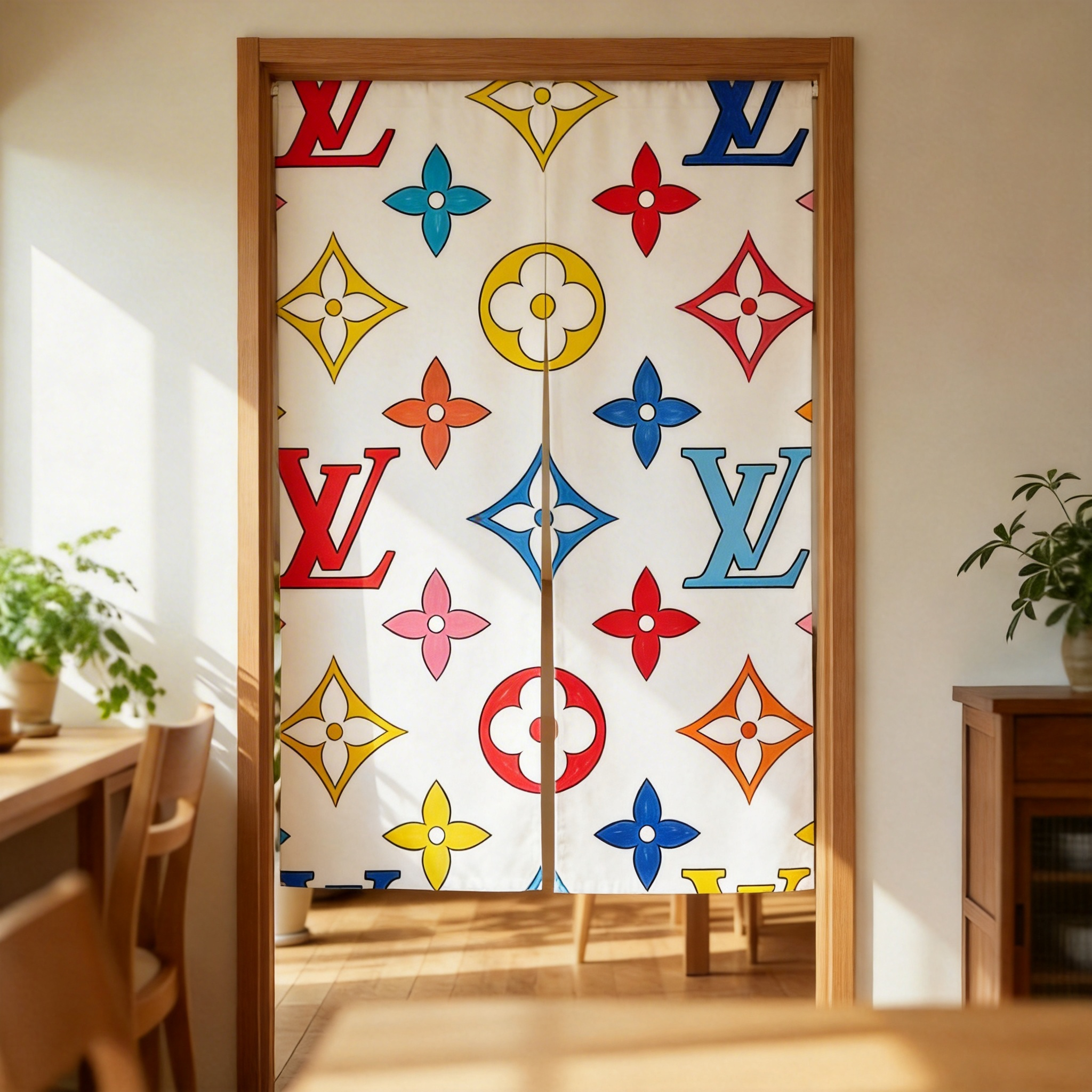 【ルイヴィトン】のれん間仕切り 冷気 遮断 保温見 260310-47