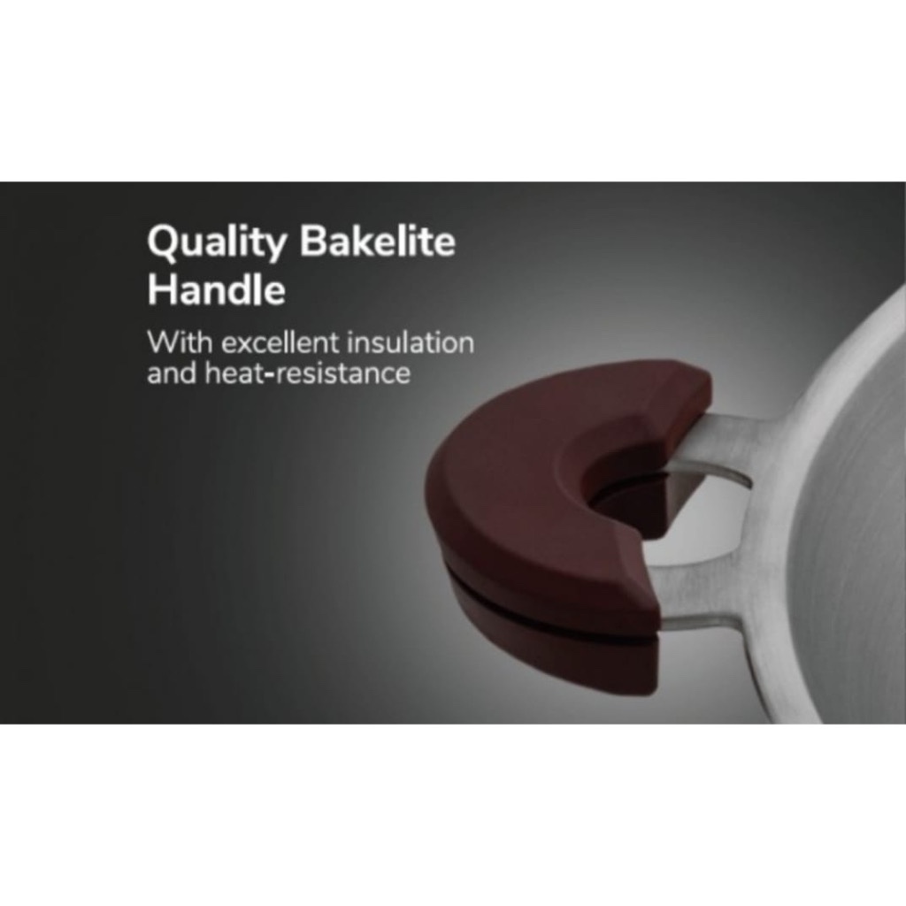 WONDERCHEF 40cm Round Bottom Wok 5-ply SUS304 One-piece Construction Frying Wok 圆底5层304不锈钢一体成型40cm炒锅-CF1-huwagroup