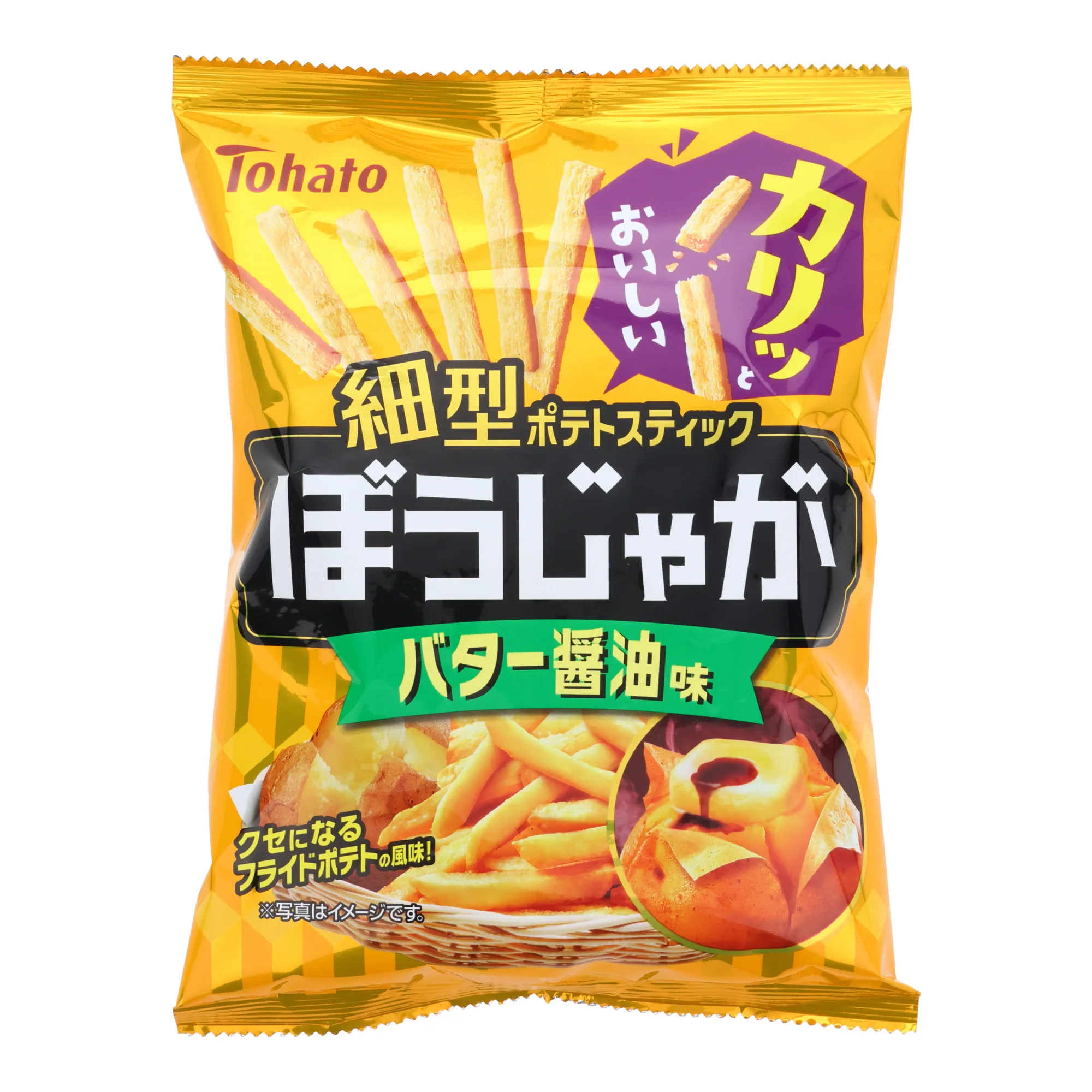 JT215 - Tohato Boujaga【BUTTER SOY FLAVOR】 细薯条 【黄油酱油口味】-huwagroup