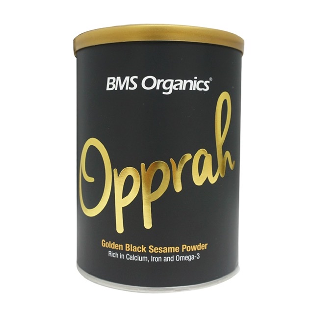 BMS Organics-Opprah Golden Black Sesame Powder (600g) (Black Sesame + Golden Flax Seed)