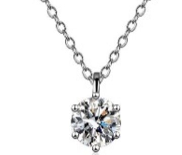 AP01 - 1 CARAT 6 PRONG PENDANT-huwagroup