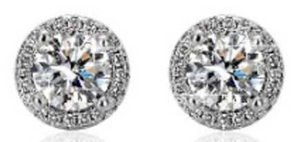AE02 - 1 CARAT ROUND EARRING-huwagroup