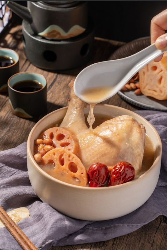 M14 -LOTUS ROOT & PEANUT SOUP （550g+/-)  莲藕花生汤 -huwagroup