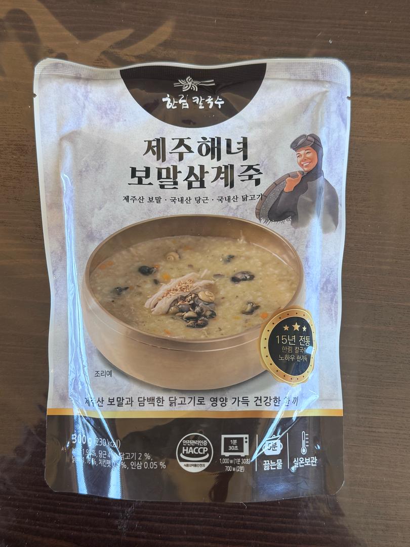 DK64 - JEJU HAENYEO CONCH PORRIDGE 济州海女海螺粥-huwagroup