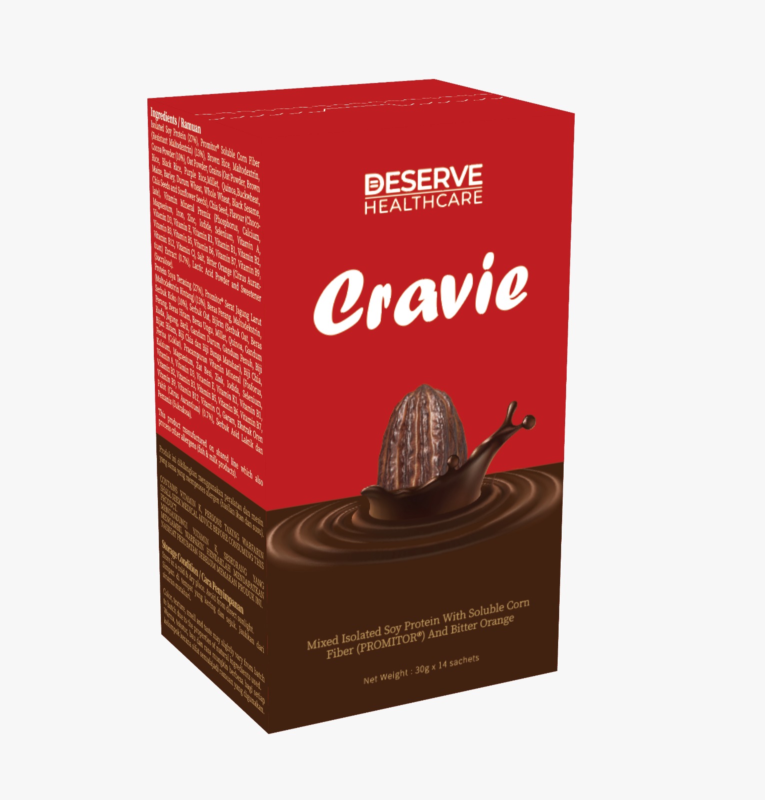 【NOT FOR SALE】CRAVIE SEA CHOCOLATE (30GMx14's)