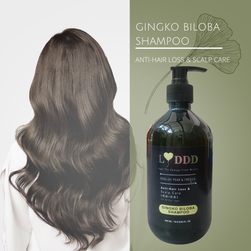HW28 - LYDDD GINGKO BILOBA SHAMPOO 银杏洗发液 (500ml)-huwagroup