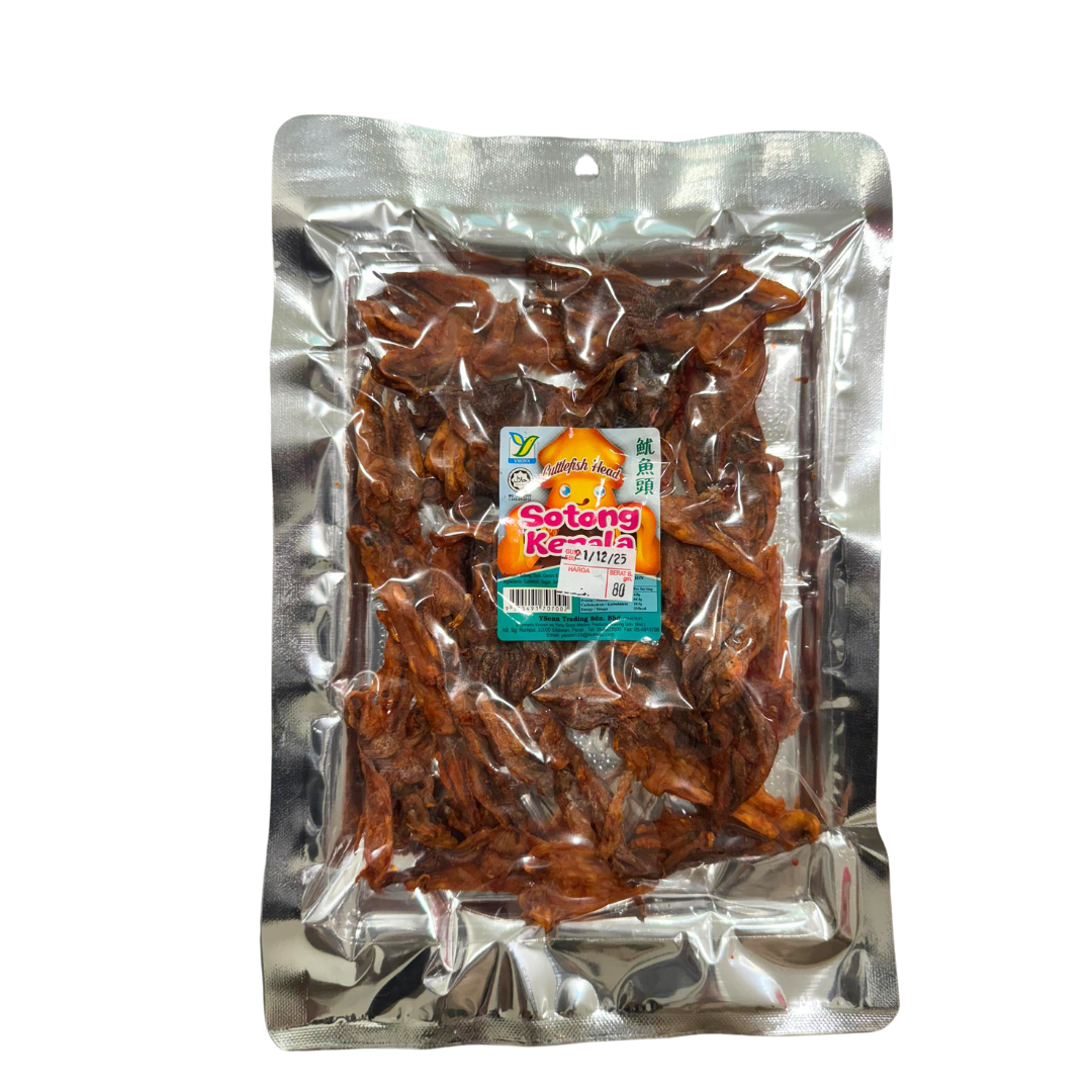 CUTTLEFISH HEAD (80g) 鱿鱼头 - YS1-huwagroup