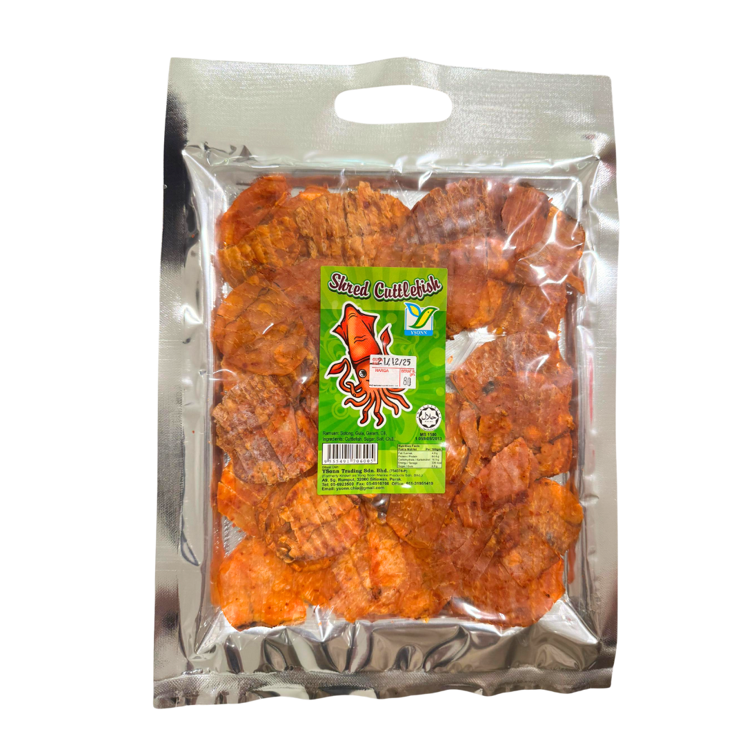SHRED CUTTLEFISH (80g) 鱿鱼丝 - YS2-huwagroup