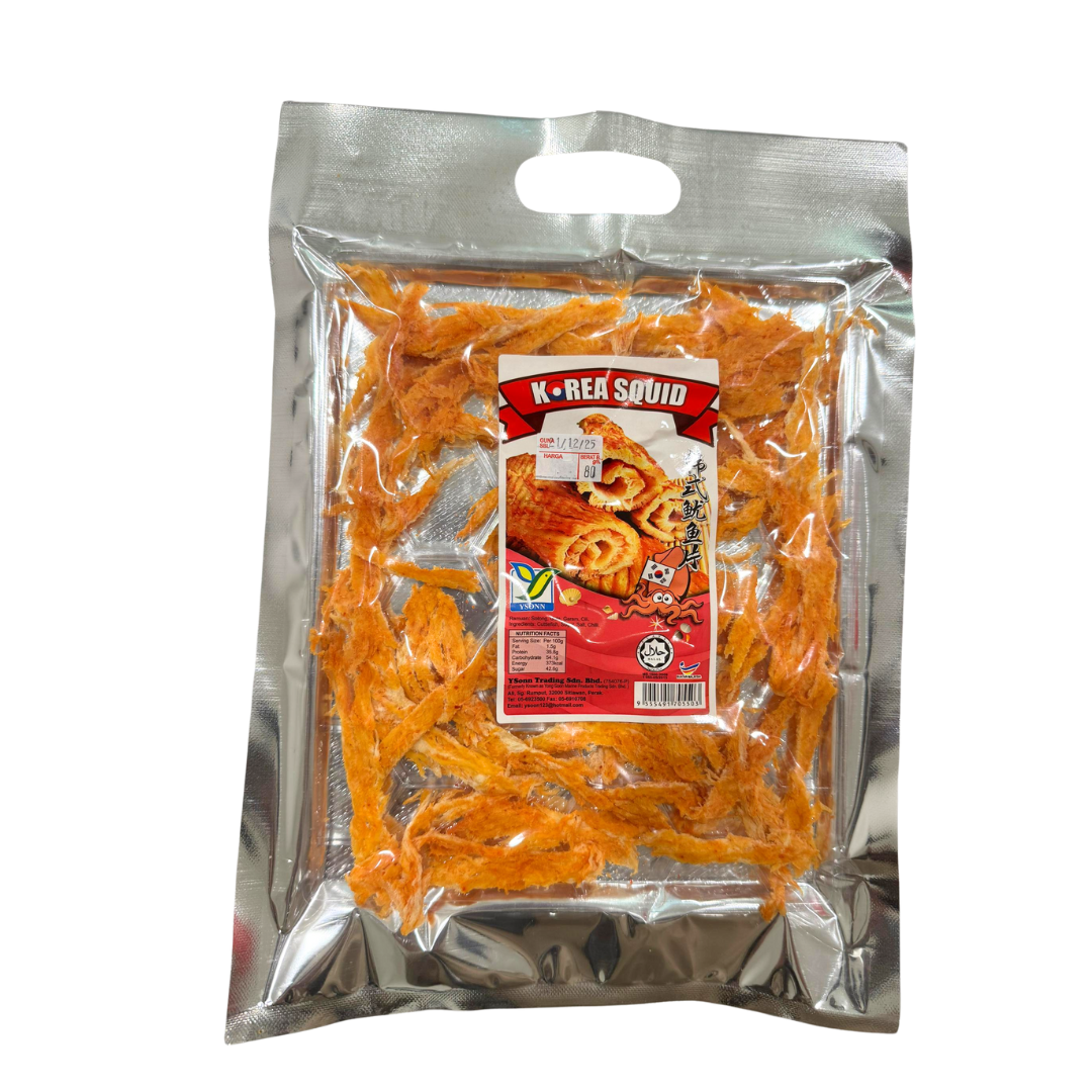 KOREAN SQUID (80g) 韩式鱿鱼片 - YS5-huwagroup