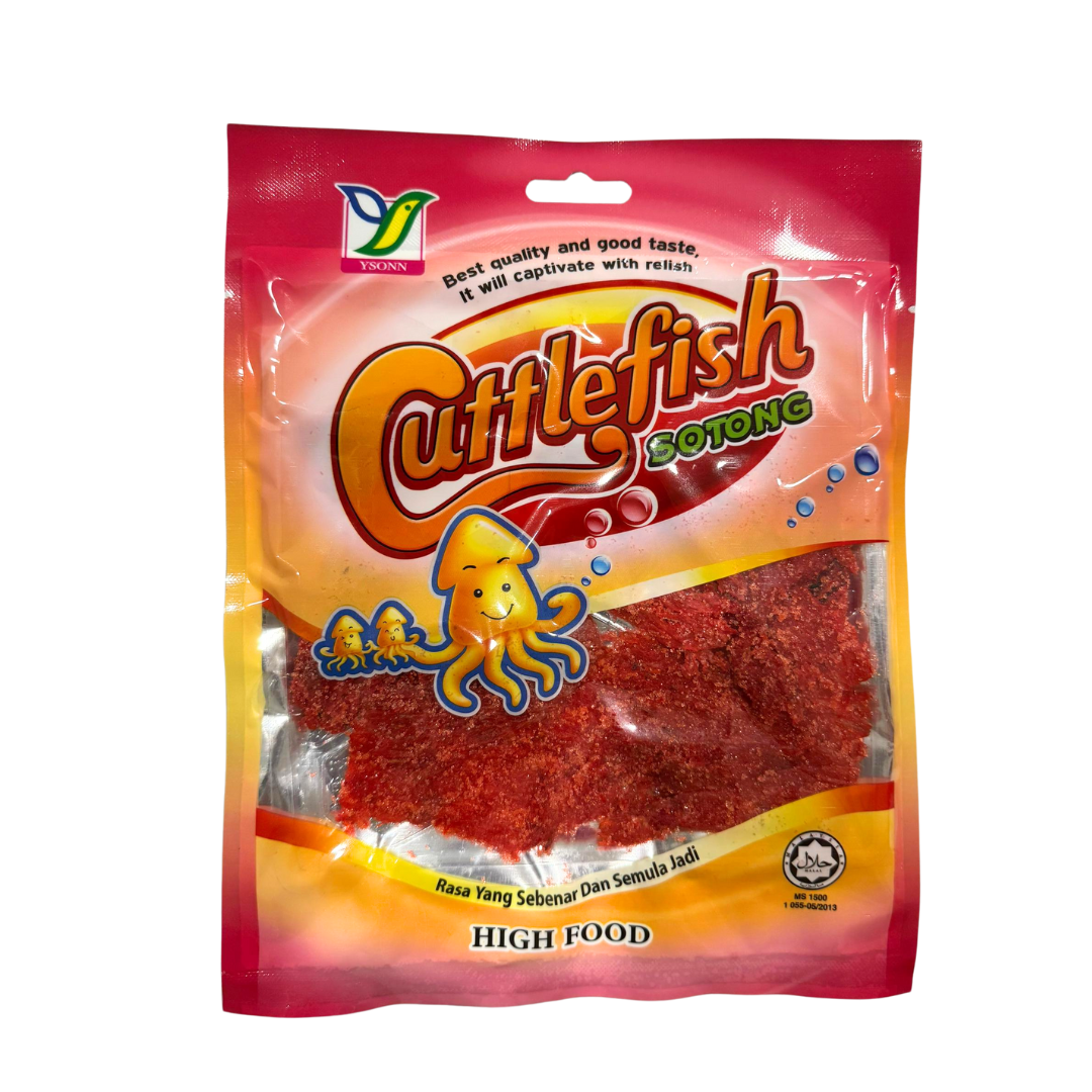CHILLI CUTTLEFISH (80g) 红鱿鱼片 - YS7-huwagroup