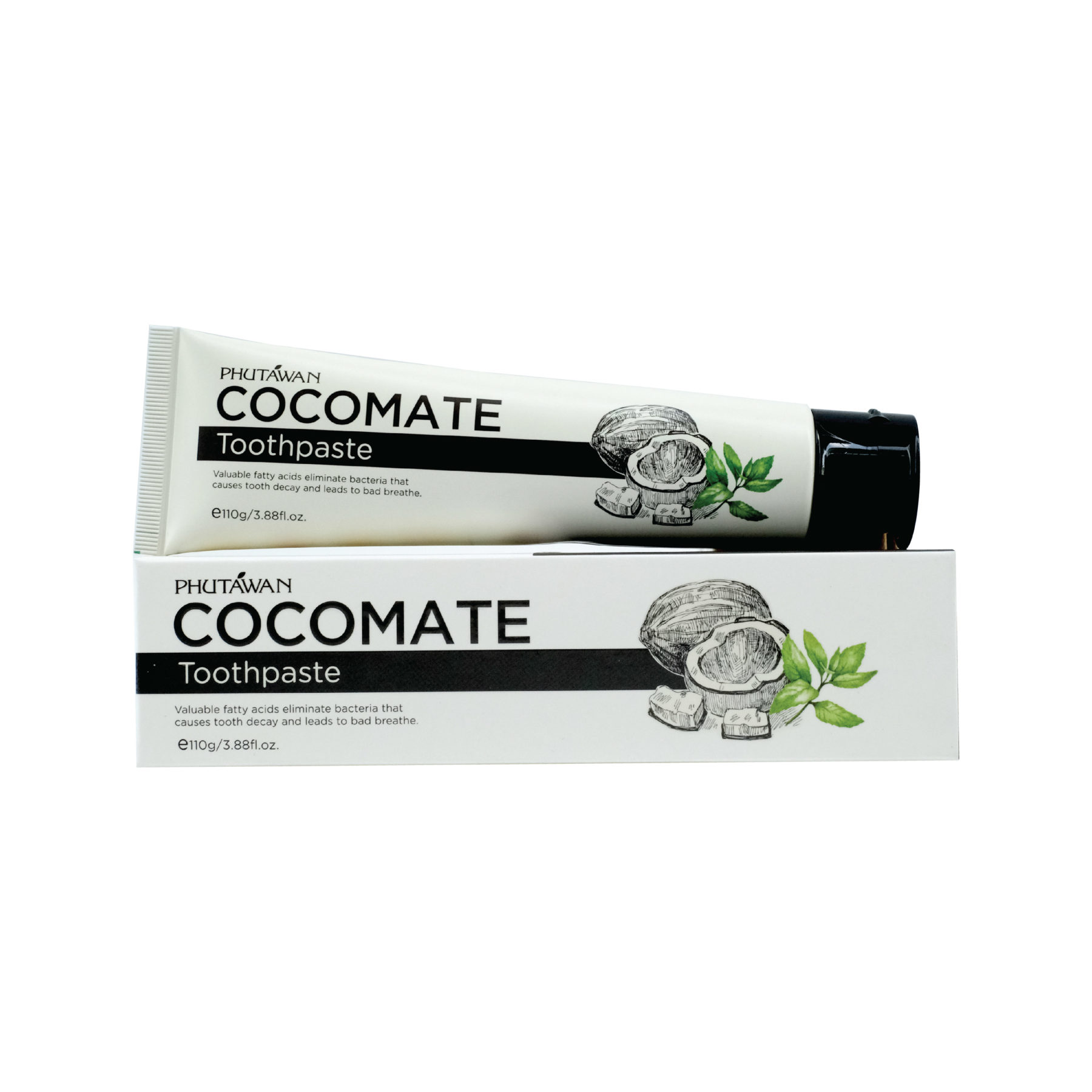 Phutawan Cocomate Natural Premium Toothpaste