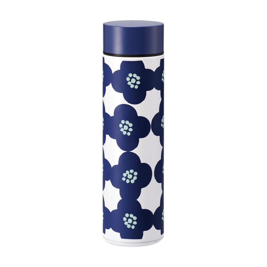 Wpc. STAINLESS STEEL BOTTLE (CAMELLIA NAVY) 不锈钢保温瓶 (卡内利娅深蓝) 450ml - JP92-huwagroup
