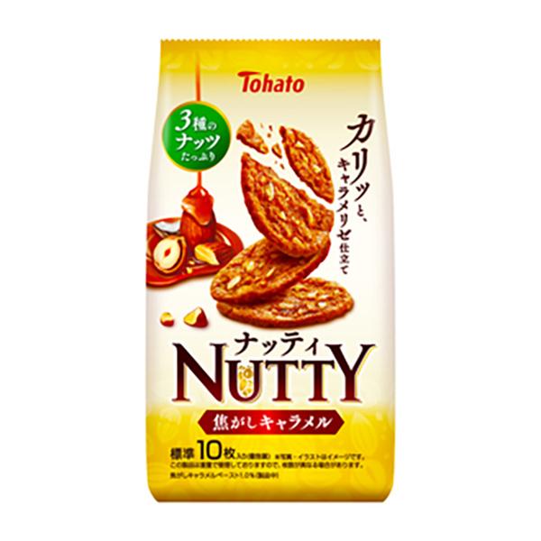 JT216 - Tohato Nutty Scorched Caramel COOKIES 坚果焦糖饼干-huwagroup