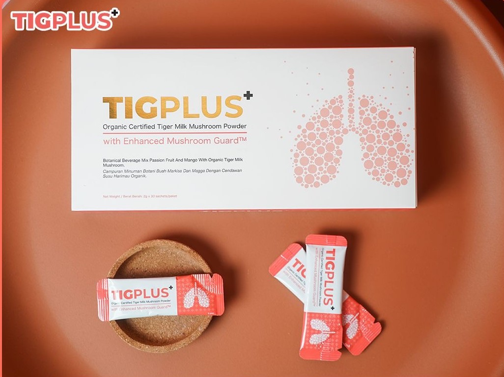 TIGPLUS+ Organic Tiger Milk Mushroom Powder 有机虎乳芝精华 2gm x 30's