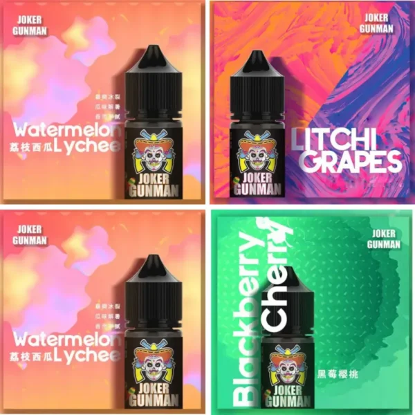 英國進口原裝正品 JOKER GUNMAN 小丑鹽 小醜鹽 30ml 35鹽 英國油 煙油 小煙油 買5送1