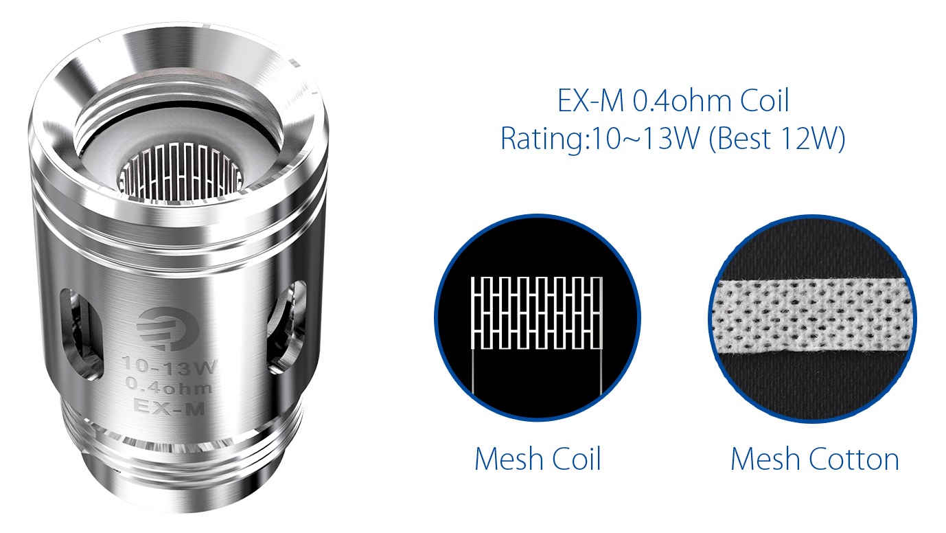 Joyetech EX-M Mesh Coil 小方塊 成品芯 霧化芯