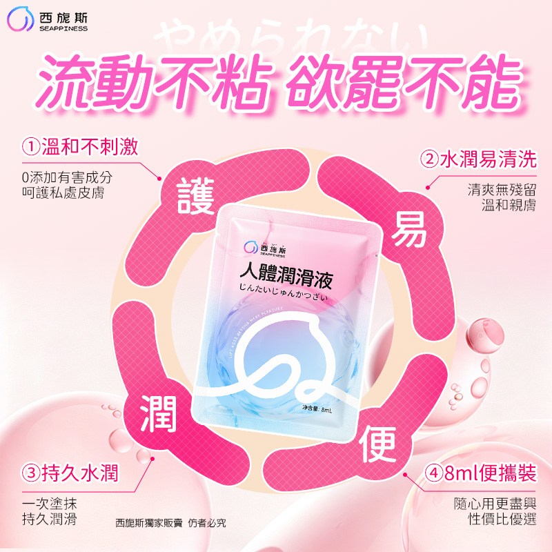 便攜式天然潤滑液 | 天然溫和不刺激 | 隨時性愛潤滑液