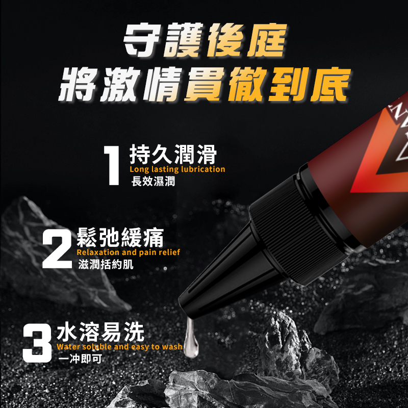開發後庭潤滑液 | 無痛肛交潤滑液 | 持久潤滑緩痛