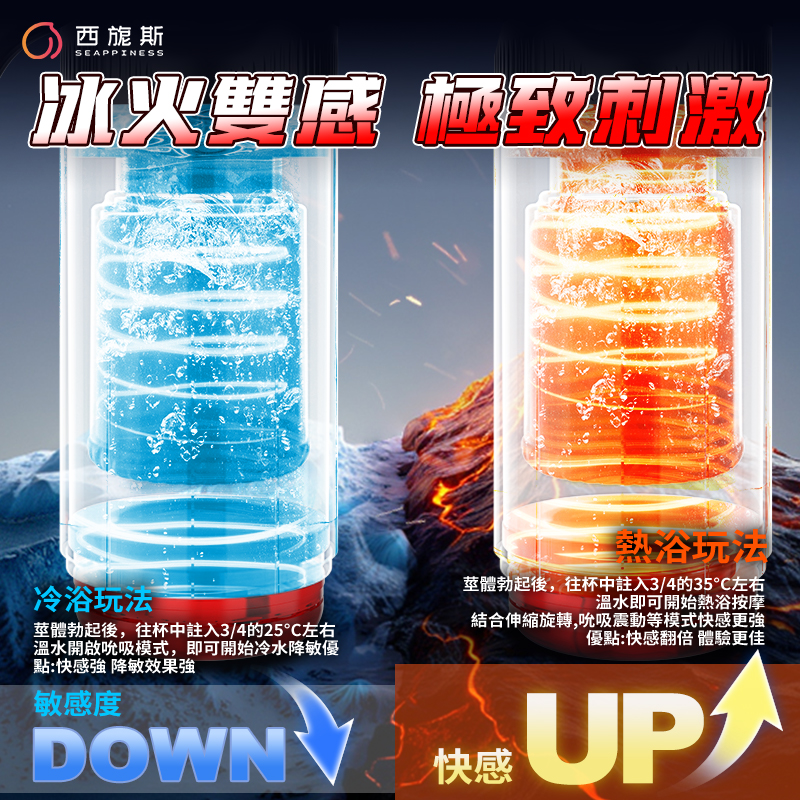 水與火的融合,兩種難忘的體驗