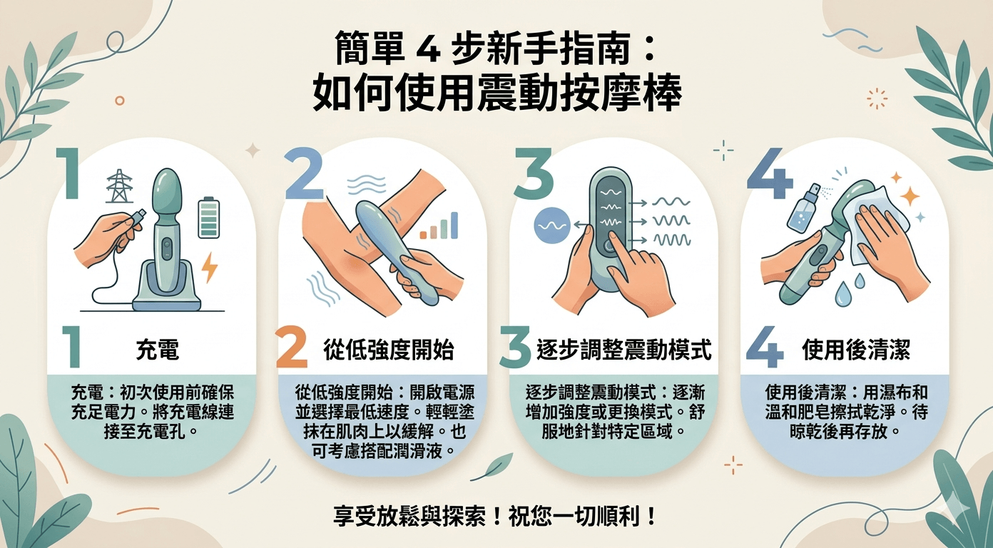 按摩棒怎麼使用呢