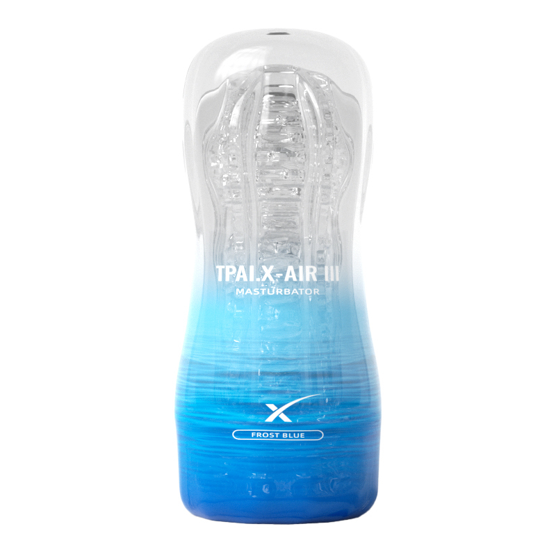 TPAI-X系列自慰訓練杯｜彩虹飛機杯Ⅲ代（含柔珠）｜空氣吮吸螺旋紋理｜只需手指一按控制不同强度｜柔珠玩法帶球射門-Seappiness