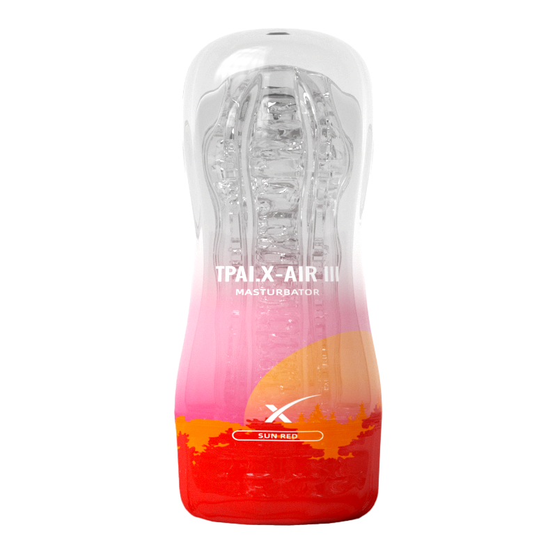 TPAI-X系列自慰訓練杯｜彩虹飛機杯Ⅲ代（含柔珠）｜空氣吮吸螺旋紋理｜只需手指一按控制不同强度｜柔珠玩法帶球射門-Seappiness