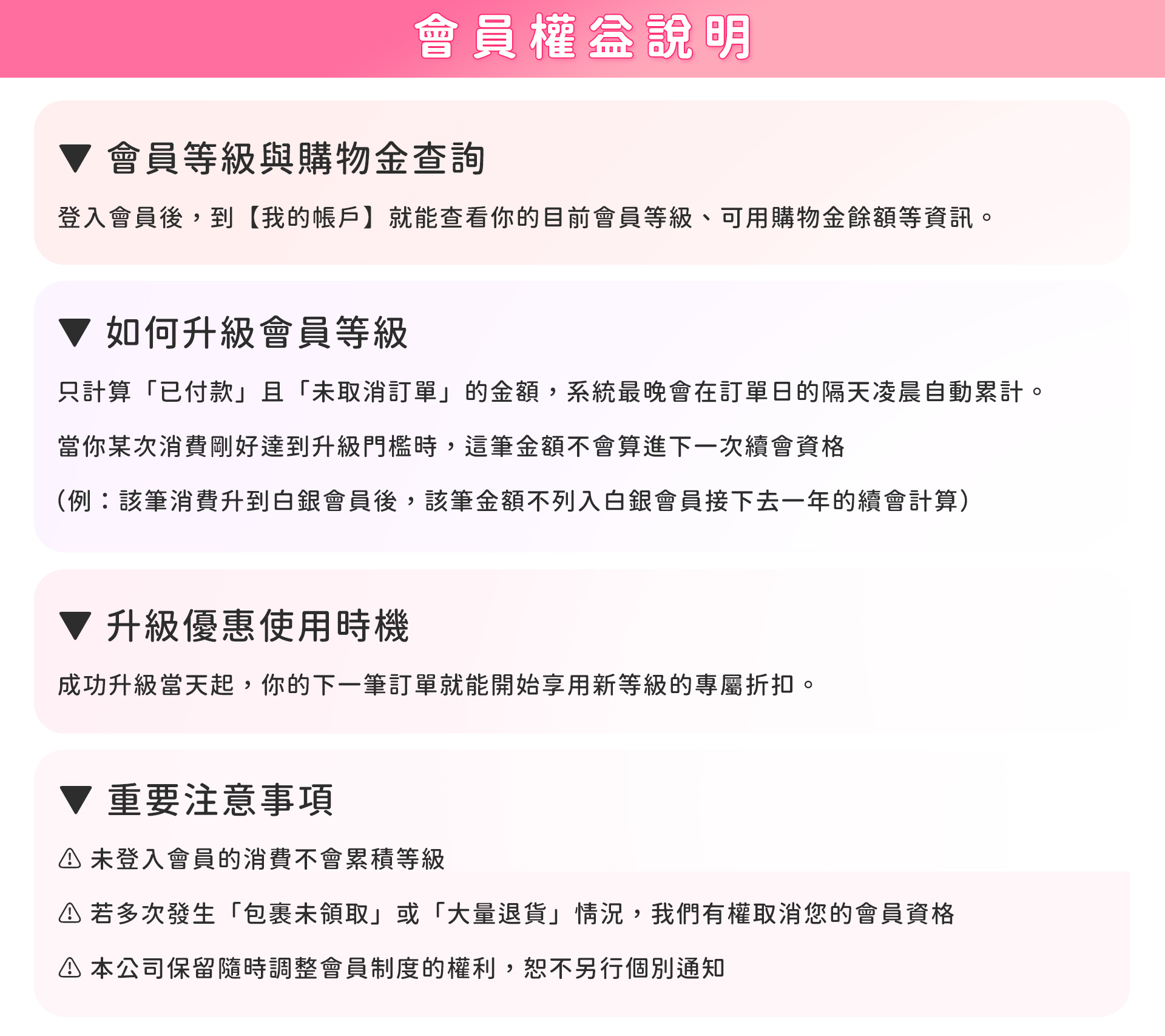 Seappiness會員消費攻略圖示