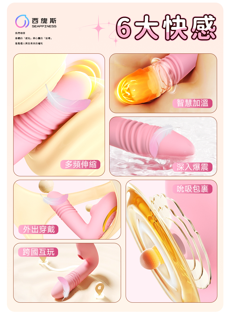 6大快感，滿足你的所有需求。