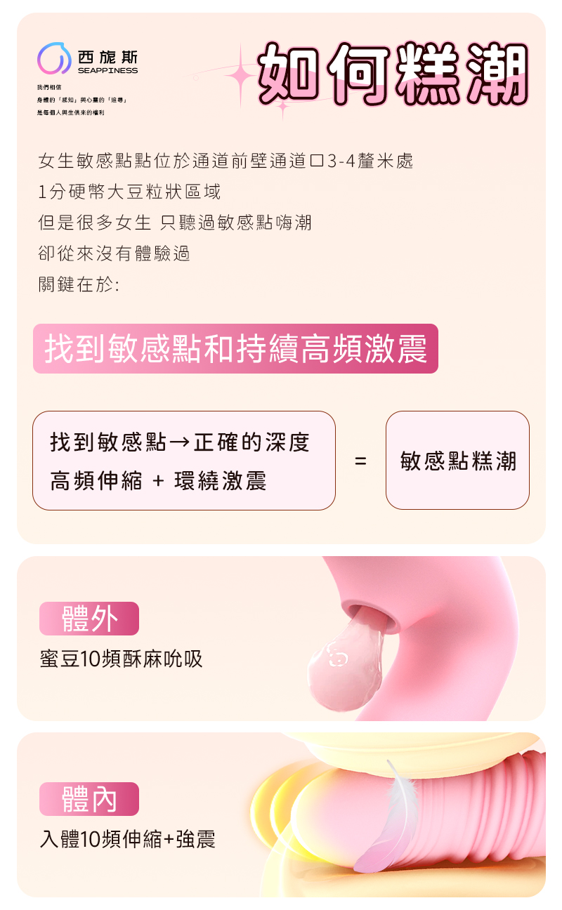 精準觸及高潮點