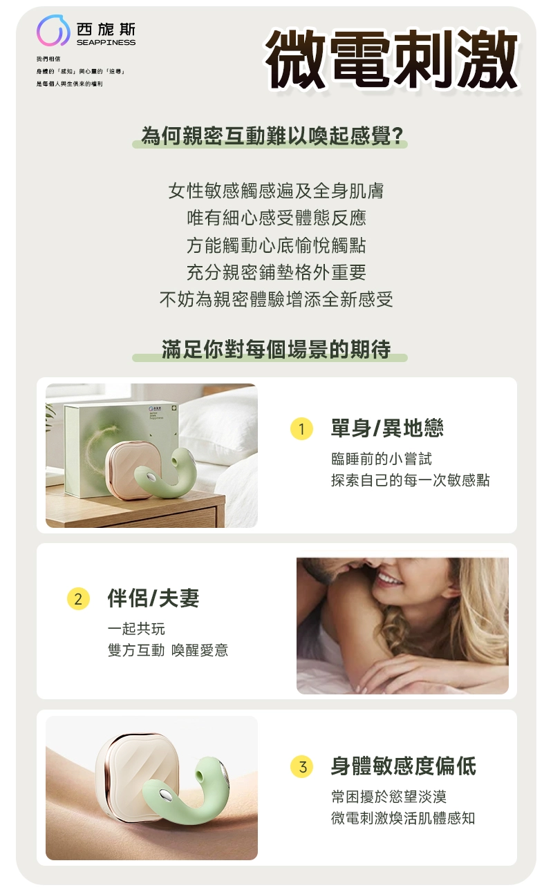 微電刺激在單身、伴侶互動時提升敏感度