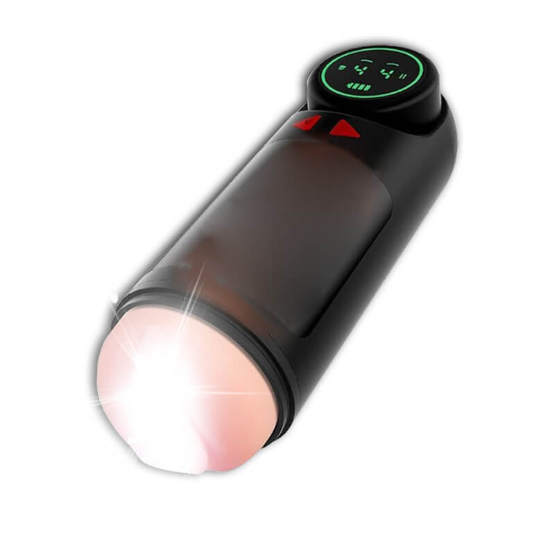 太空數顯飛機杯 | 吮吸伸縮震動一體 | 馬達數顯高配