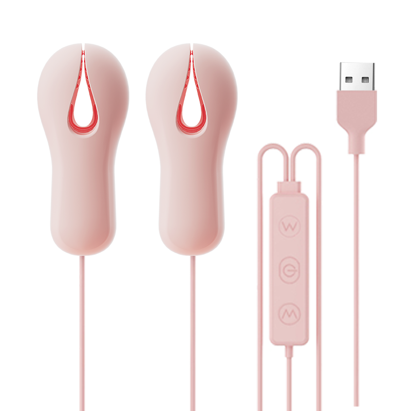 乳夾｜挑逗乳房｜兩色可選｜震動刺激乳房｜USB控制器充電｜-Seappiness