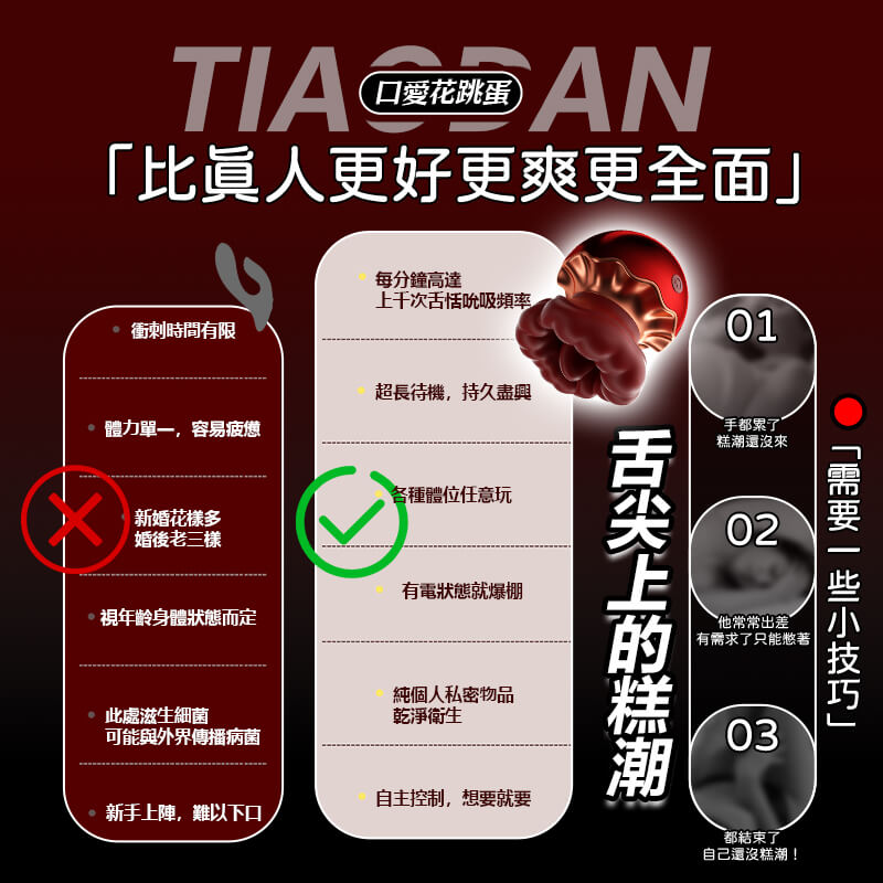 跳蛋-口愛花吮吸舌舔跳蛋詳情圖3