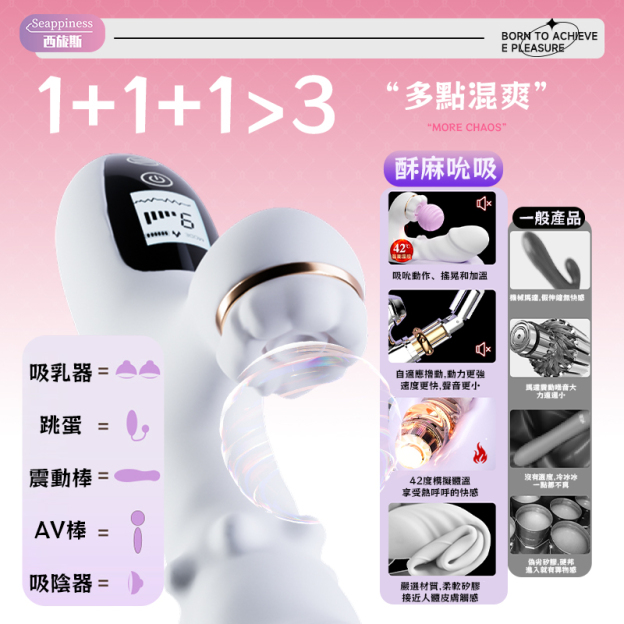 珠旋尊享按摩棒 |  超多功能集合體 | 多顆滾珠搭配頻率震動