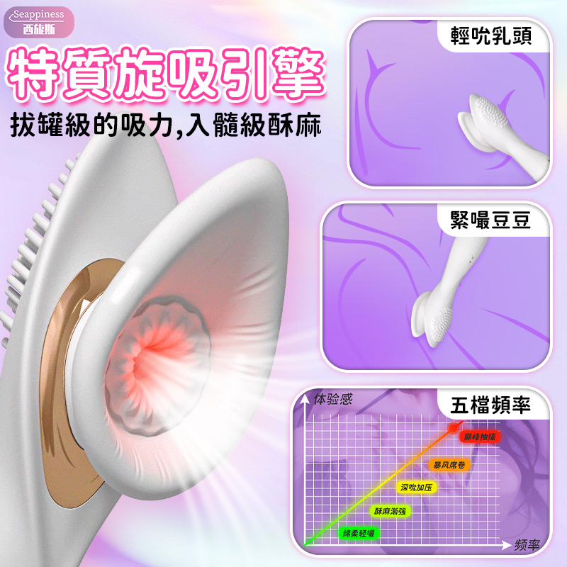 撫香花 | 吮吸震動 | 上下可用