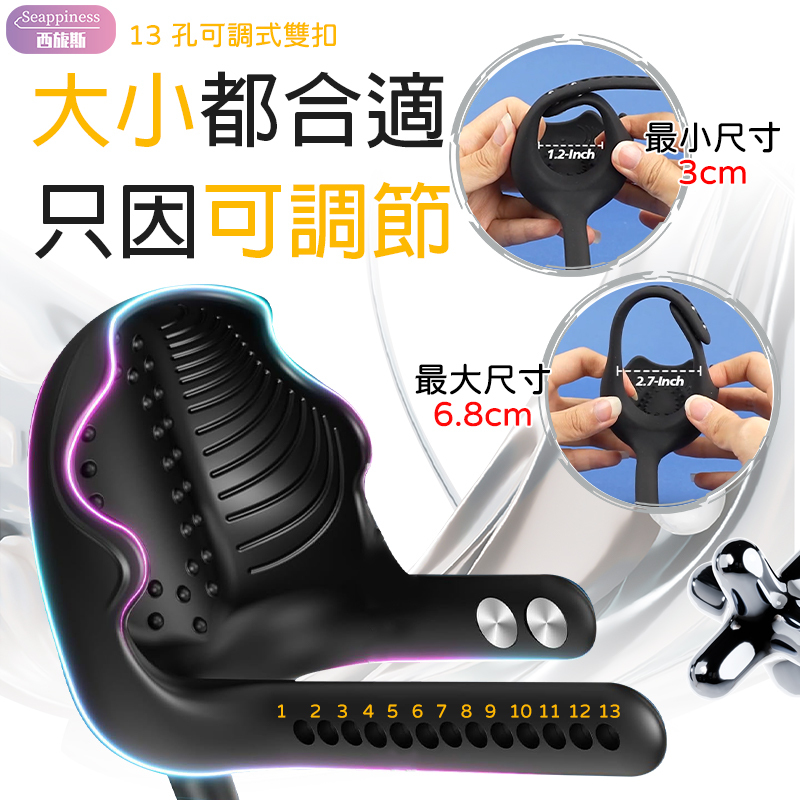 三點同潮鎻精環 | 蛋蛋按摩 | 深入刺激前列腺
