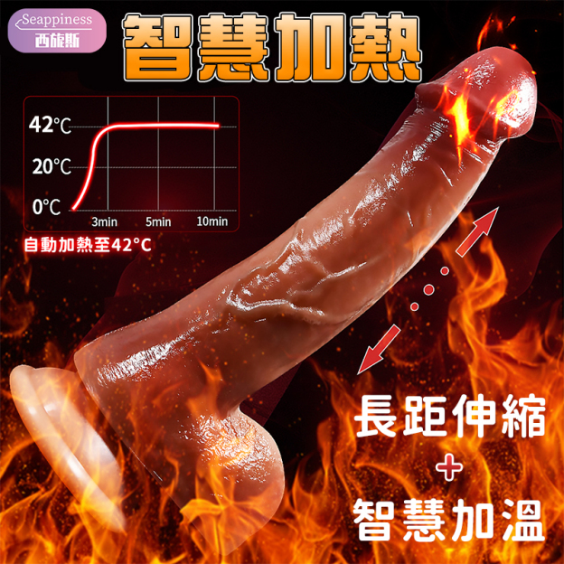 肉棒霸王 | 震動伸縮調節 | 強力吸盤穩定