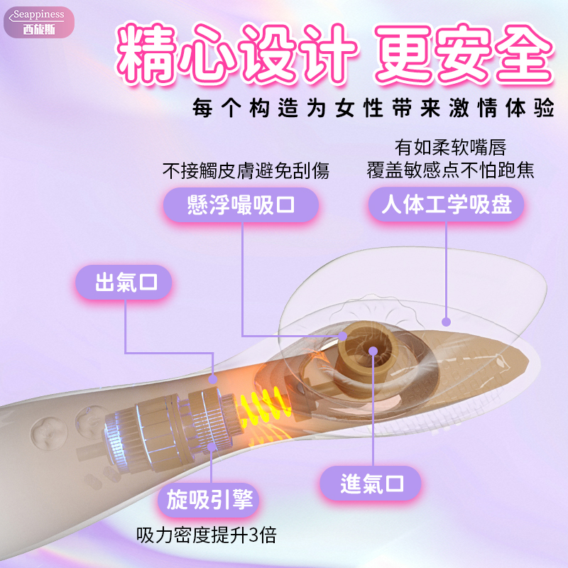 撫香花 | 吮吸震動 | 上下可用