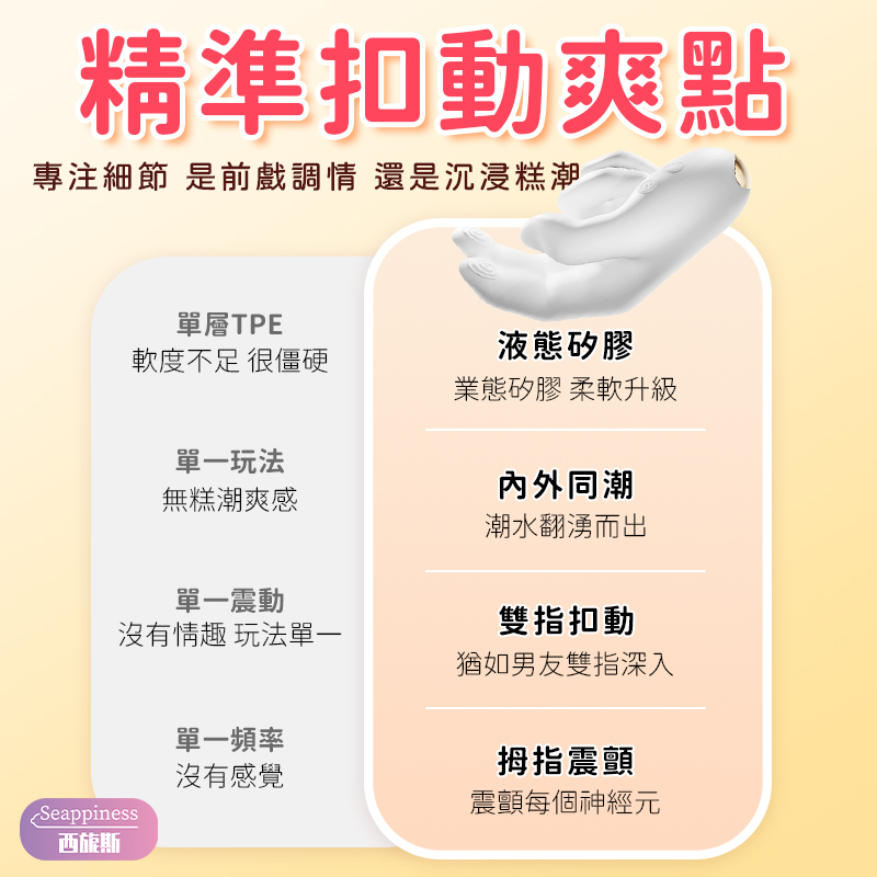 幻想之手 | 手指模型按摩棒 | 手指般觸感挑逗